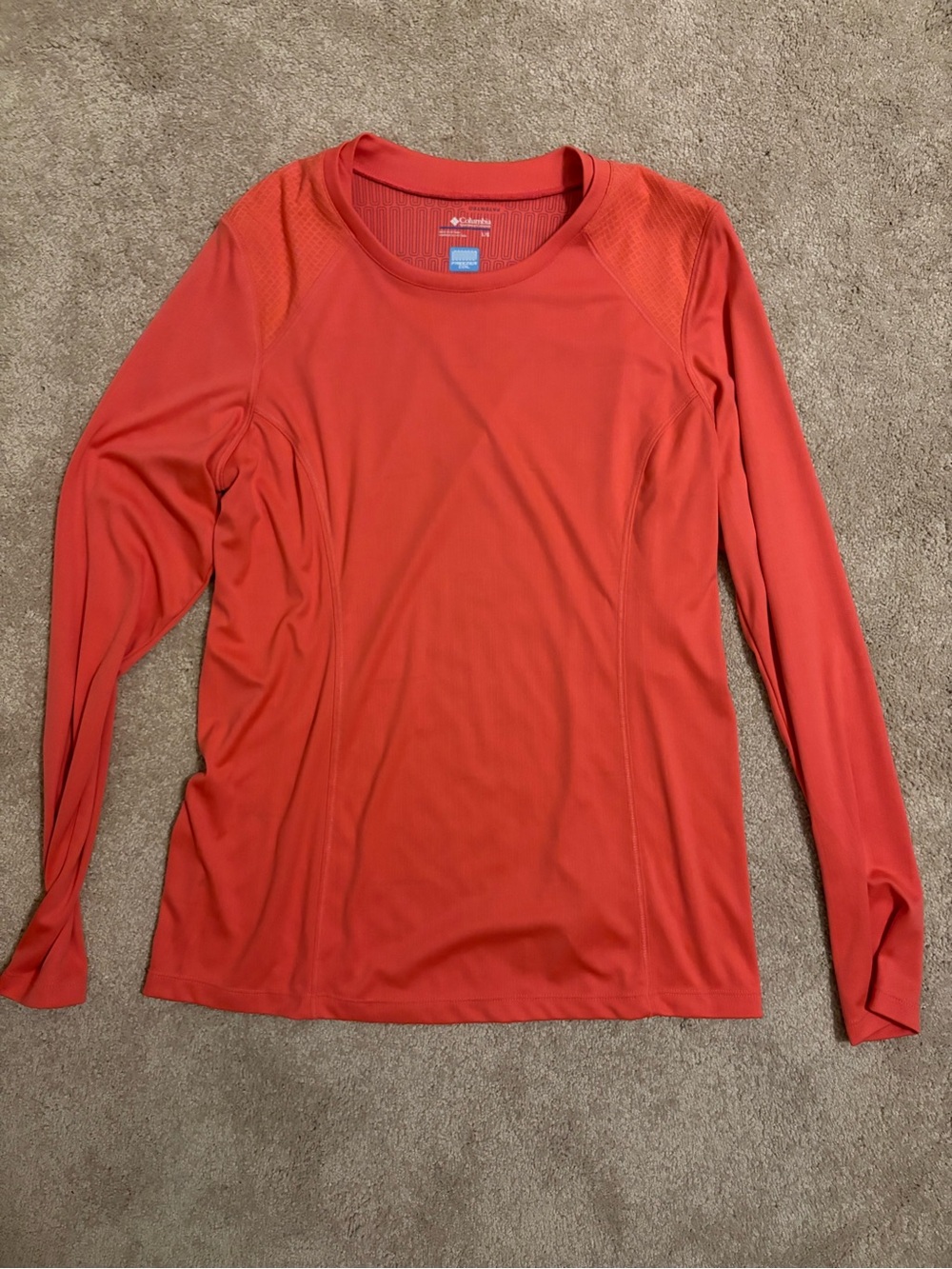 Columbia Women's Long Sleeve Active Tee - Coral